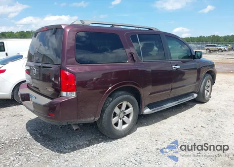 2013 Nissan Armada Sv из США, поврежденный, VIN 5N1BA0ND6DN604173